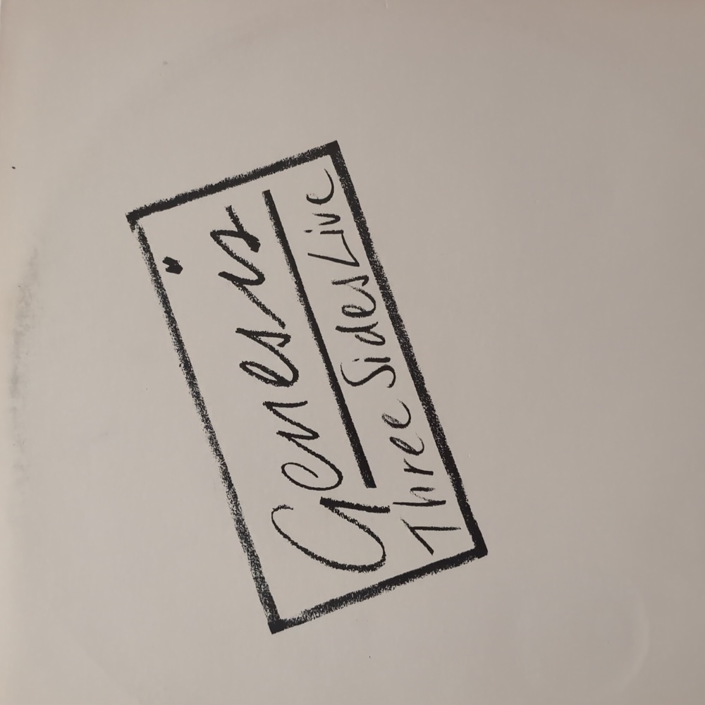 Vintage Genesis Three Sides Live Double Vinyl LP Record Album
